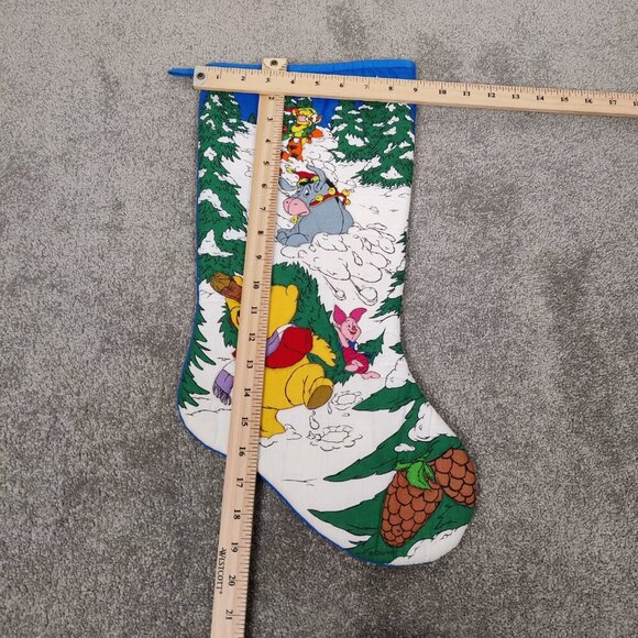Vintage Disney Winnie The Pooh Christmas Stockings Kids Retro Y2K - Picture 5 of 7